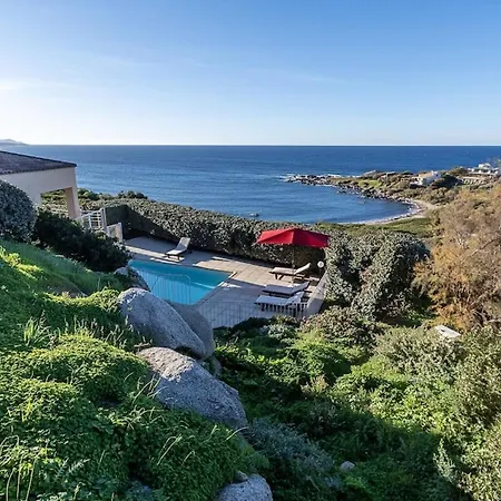 빌라 Villa Avec Vue Panoramique Et Piscine Privee A Corbara